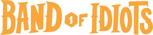 Band of Idiots Wager Gold Logo Horizontal