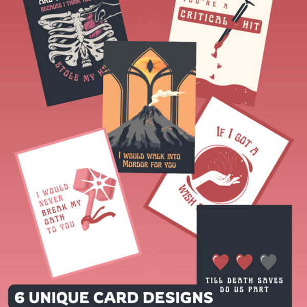 Show a Nerd You Care! 
 Printable Card Downloads